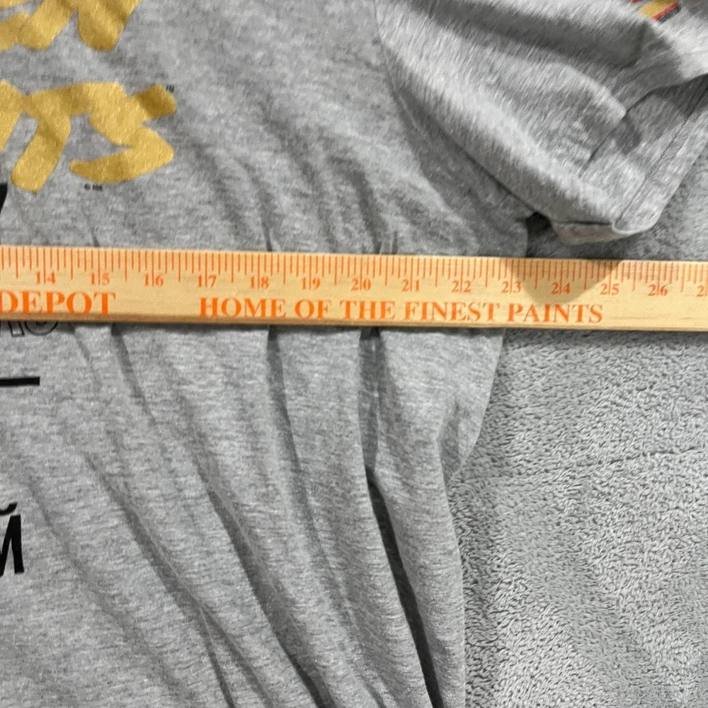 Vegas Golden Knights Amplifier T-Shirt Mens XL Gray Adidas NHL Hockey Sports